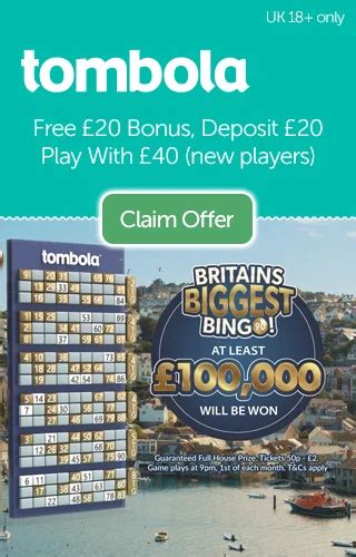 bonus tombola|Tombola Bingo Bonus Codes: Claim Your April 2024 Promo.